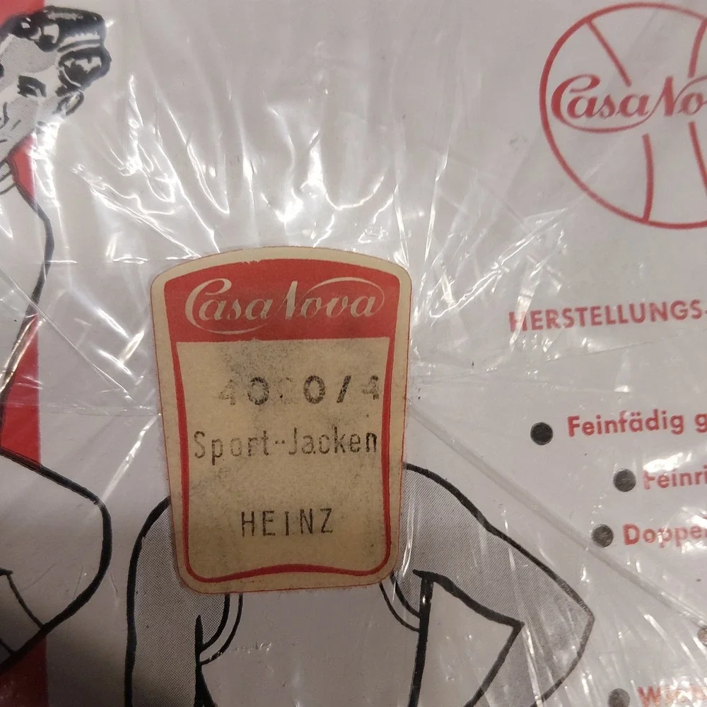 NOS VTG 60s - 70s Casa Nova Tank Top Undershirt Lot of 2 -Size 4 -Small Germany